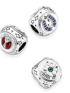 PANDORA Clover, Horseshoe & Ladybird Three-sided Charm
